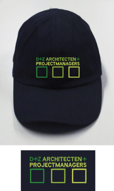 veiligheidscap met borduring