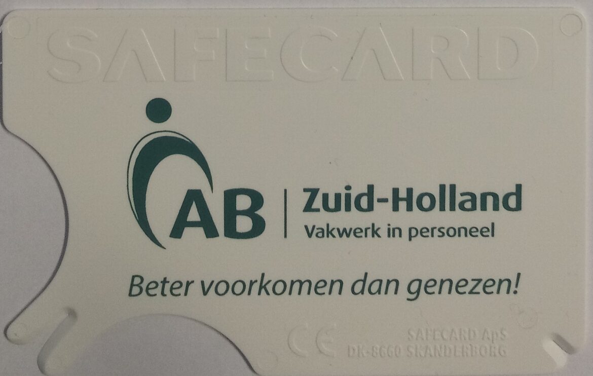 tekenkaart bedrukt 1 kleur+demo achterzijde kleur