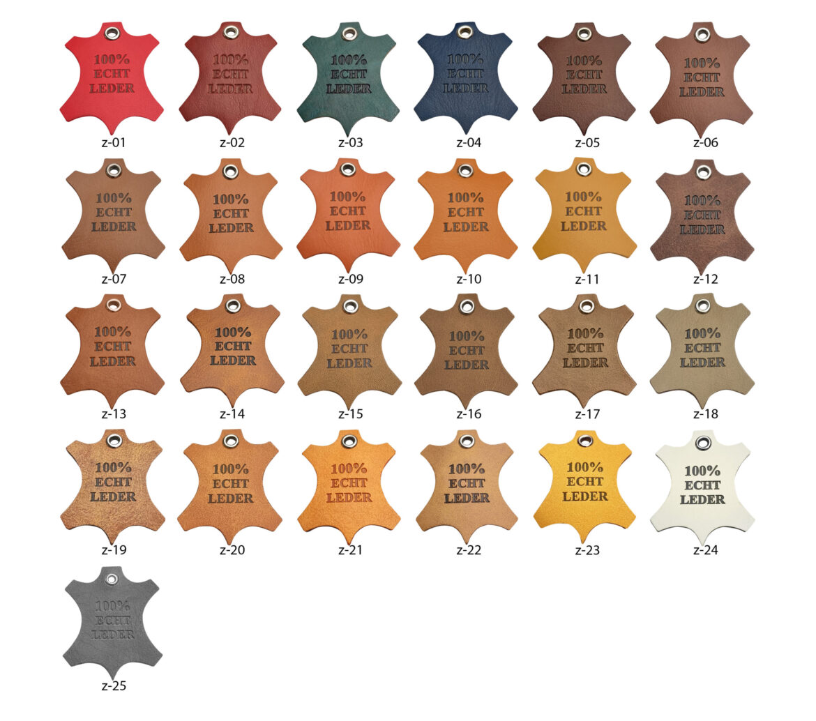leder kleuren