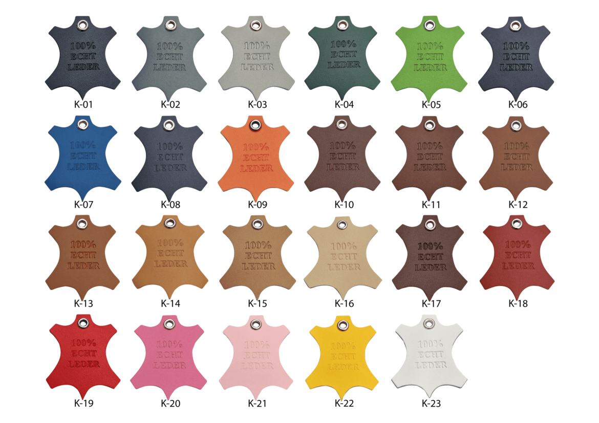 lUXE LEDER KLEUREN ASSORTIMENT