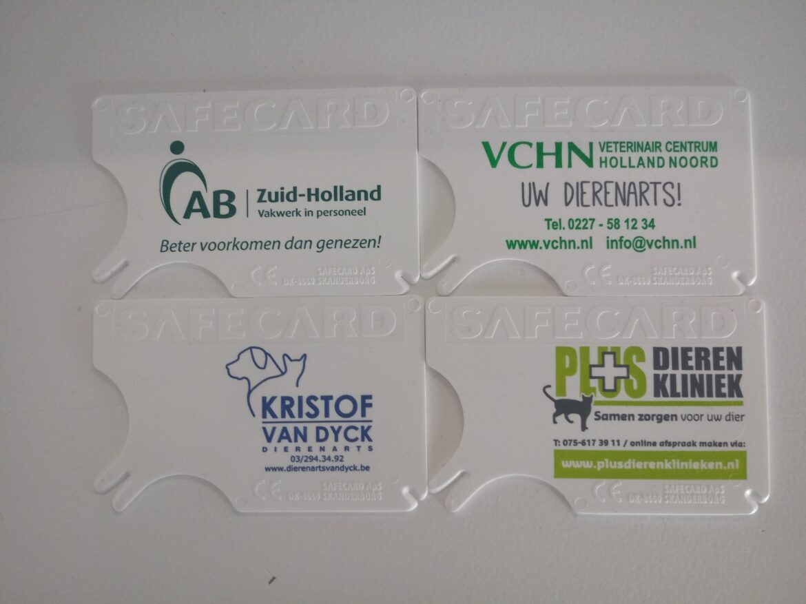 2 kleuren bedrukte tekenkaarten
